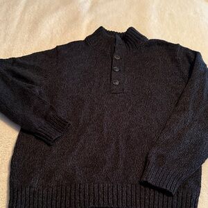 L.L. Bean Men's Charcoal Crewneck Sweater